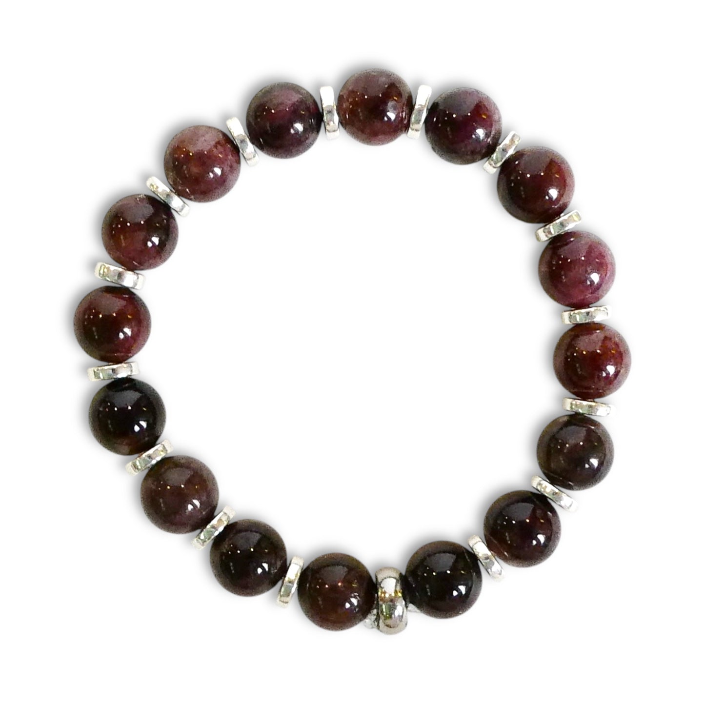 NEW Men’s Natural Gemstone Beaded Stretch Bracelet
