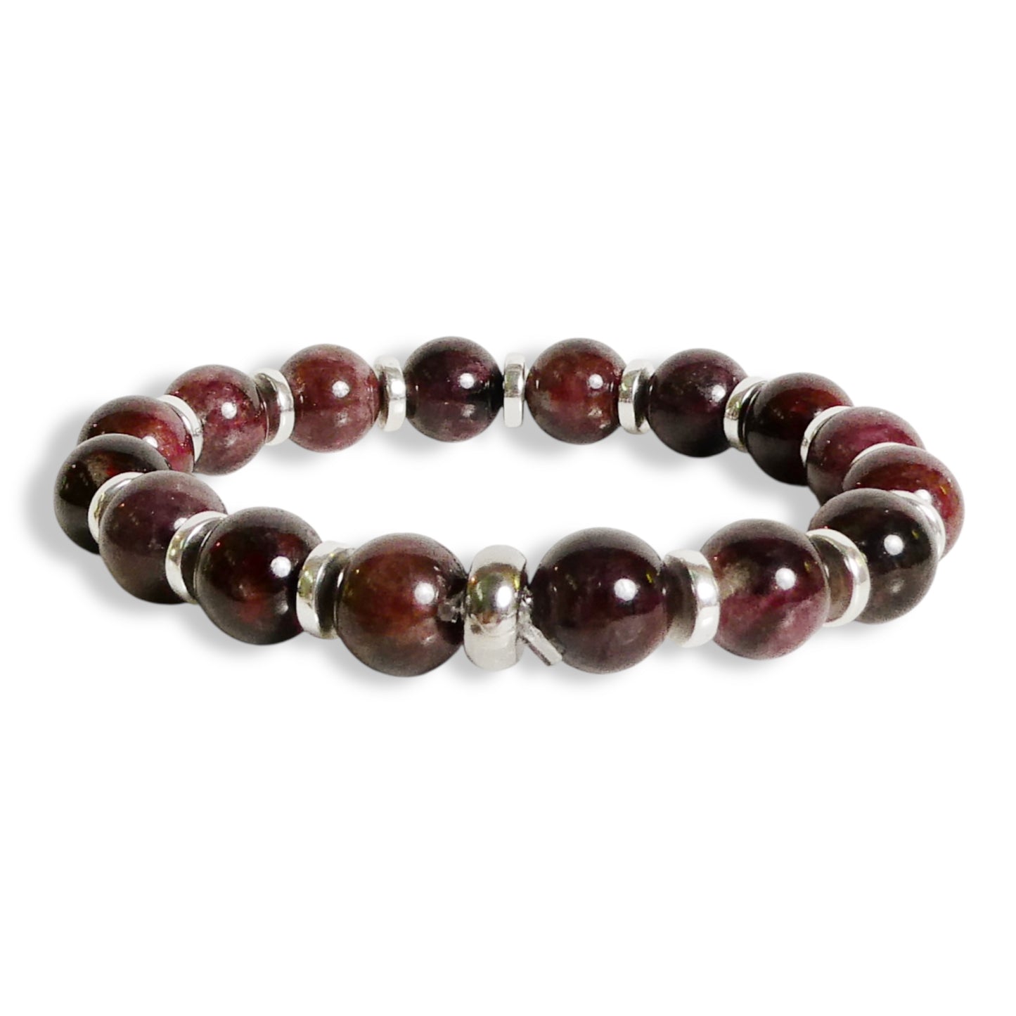 NEW Men’s Natural Gemstone Beaded Stretch Bracelet