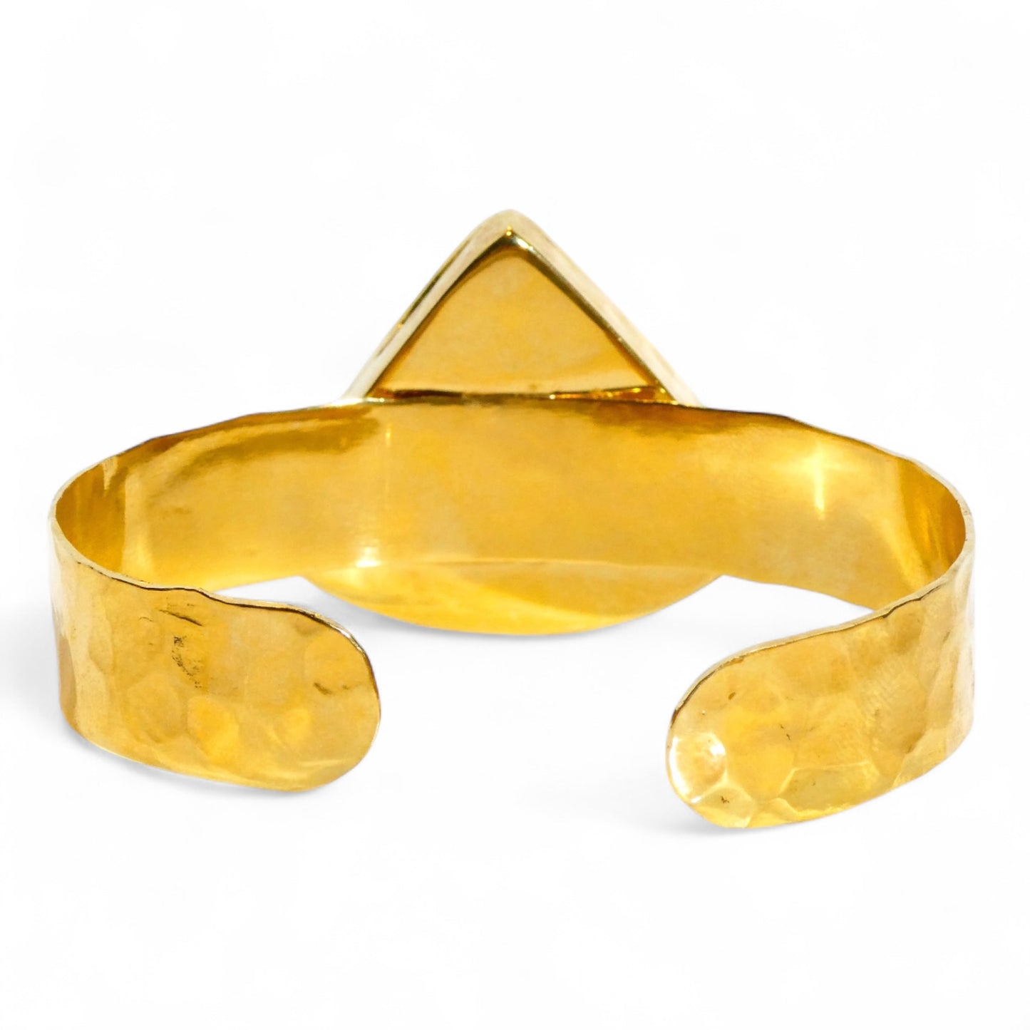 Triangular Chrysocolla Cuff Bracelet