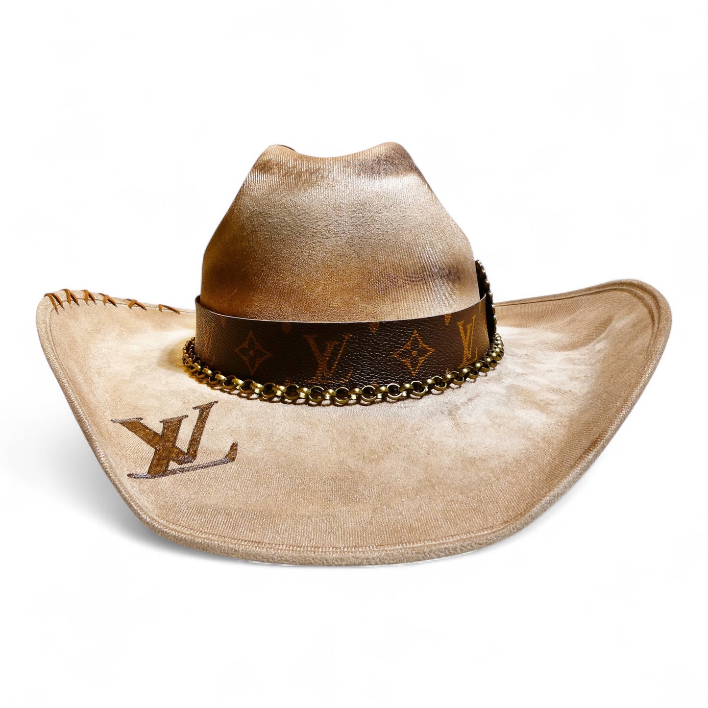 LV Cowboy Hat in Mocha