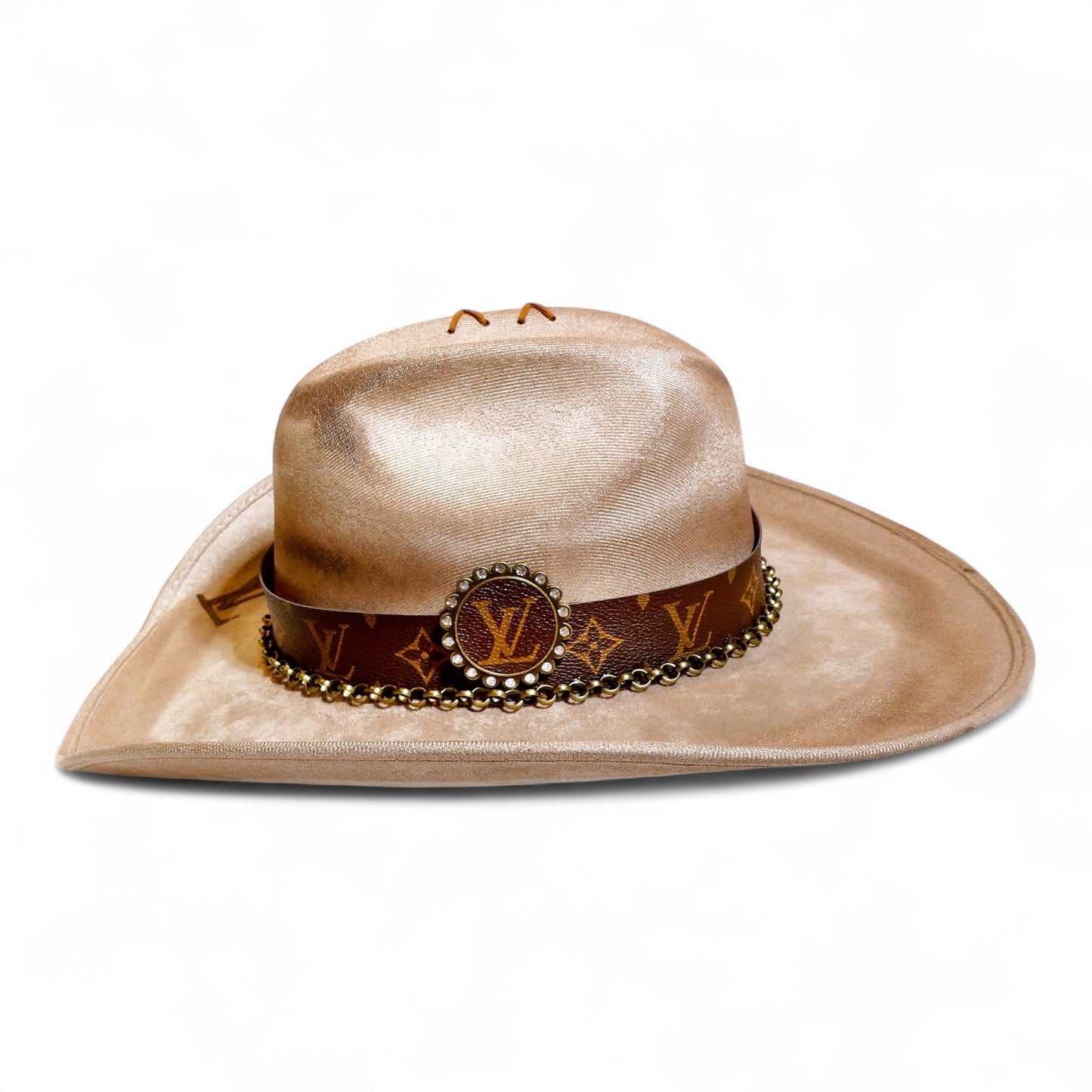 LV Cowboy Hat in Mocha