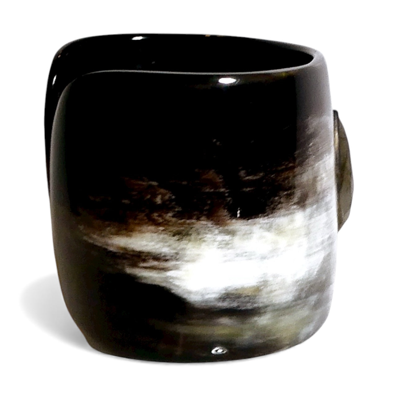 Extra Wide Horn Cuff with Labradorite Gemstone