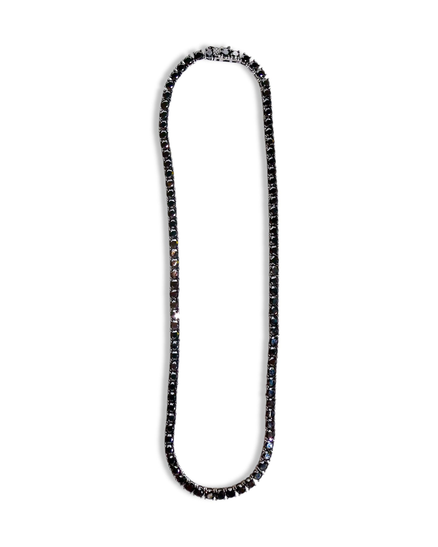 Onyx 16” 4mm Tennis Necklace