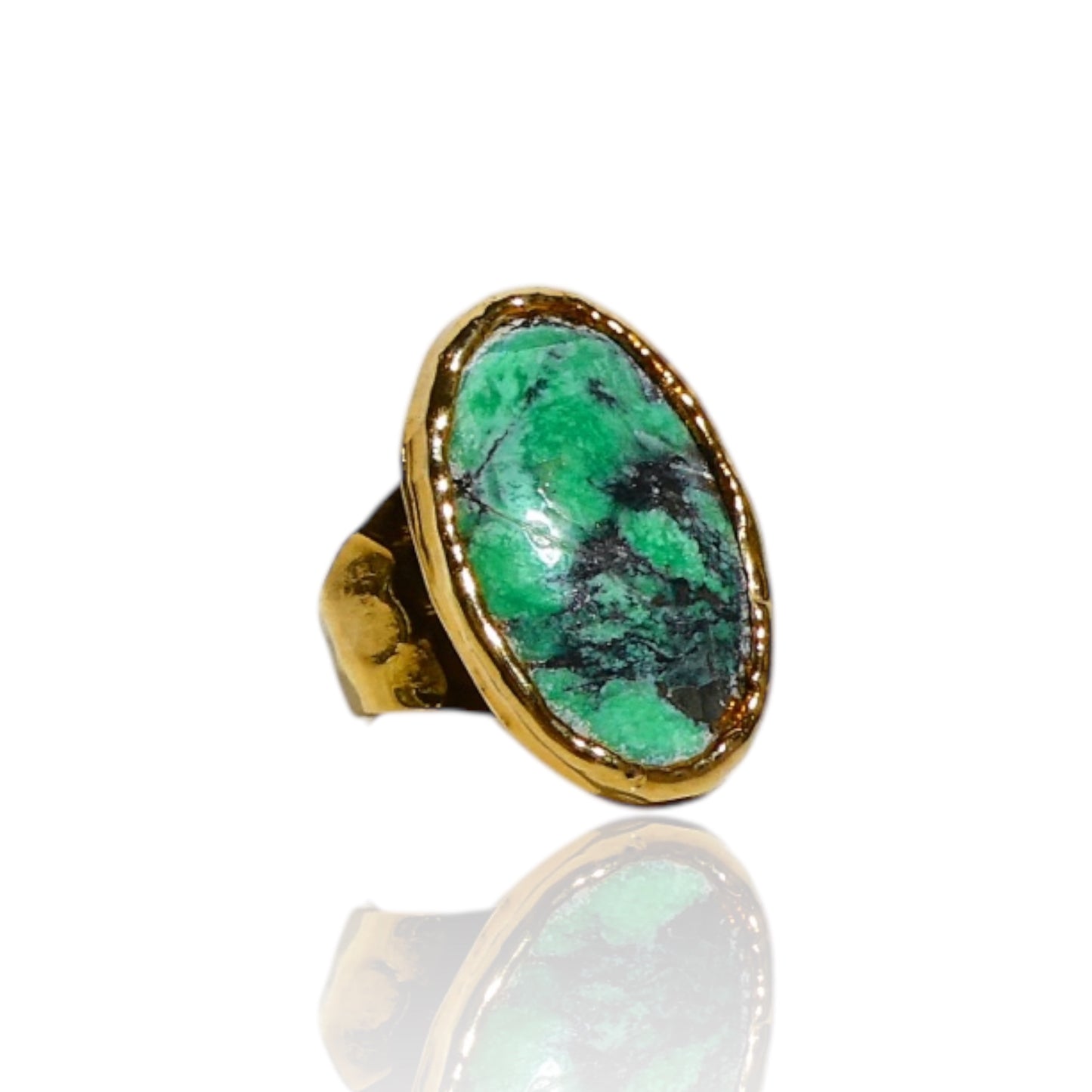 NEW Green Zoisite Oval Ring