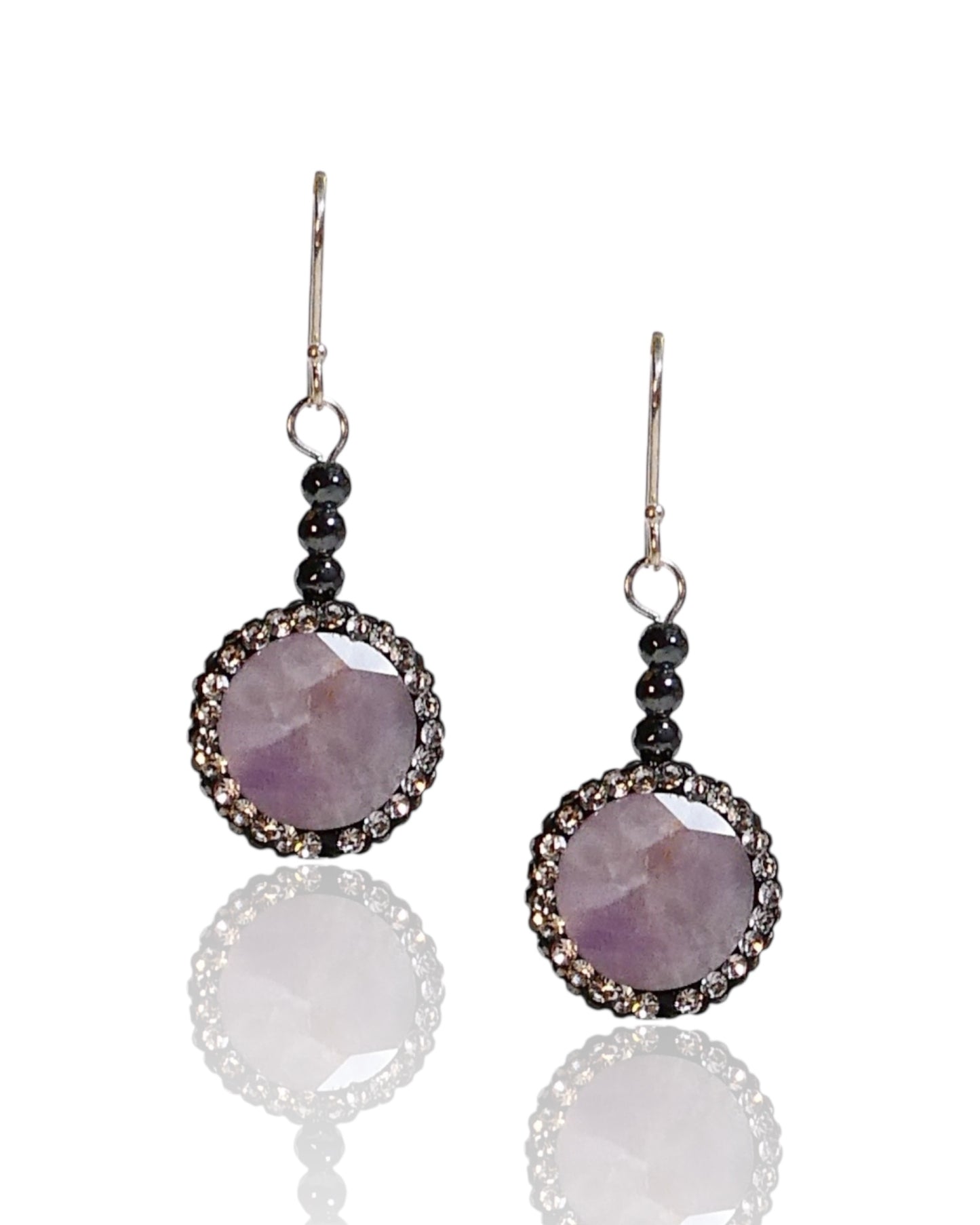NEW Gemstone and Crystal Dangle Earrings (More Colors)