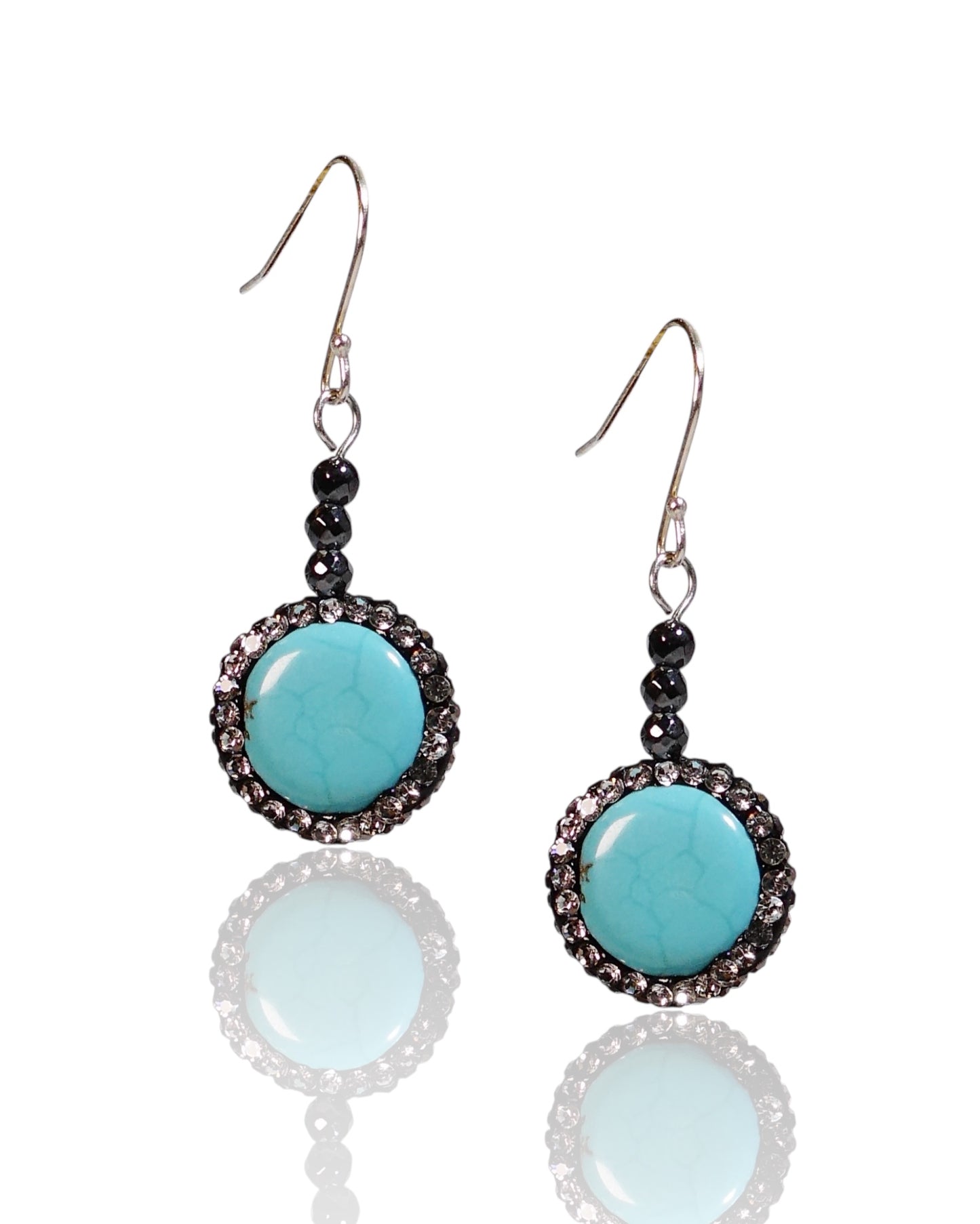 NEW Gemstone and Crystal Dangle Earrings (More Colors)