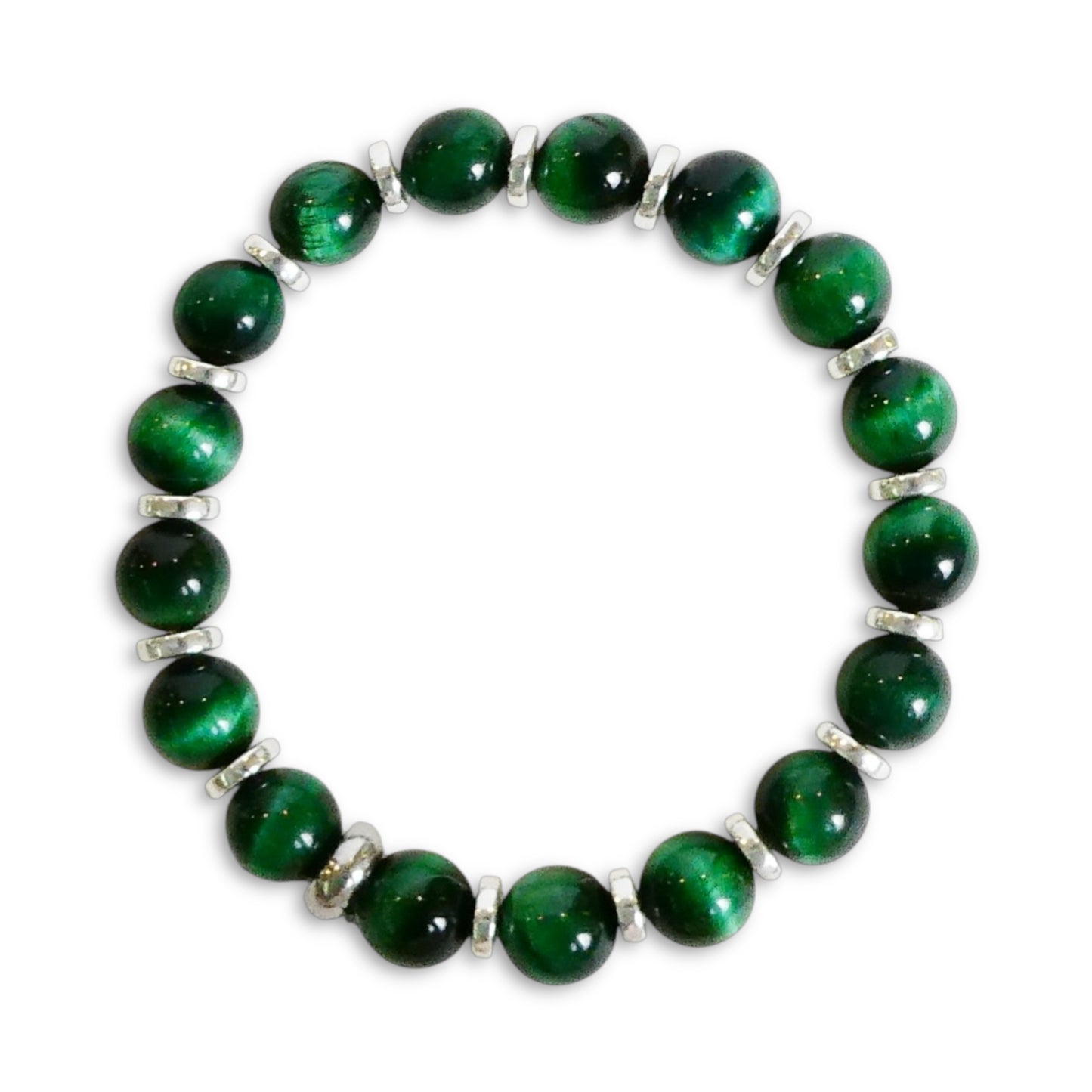NEW Men’s Natural Gemstone Beaded Stretch Bracelet
