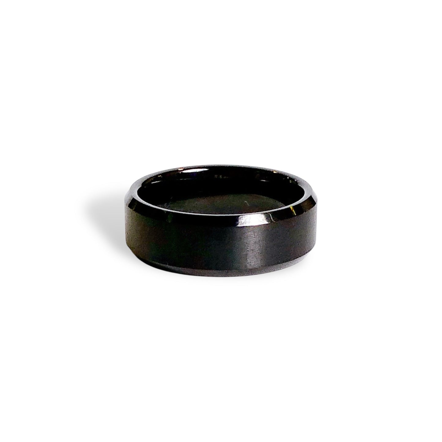 NEW Men’s Tungsten Satin Bevel Wedding Band