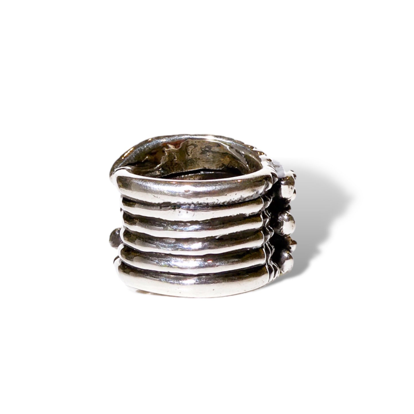 Sterling Silver 925 Intertwined Rope Ring