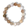 Beautiful Neutrals Multi Gemstone Beaded Bracelet