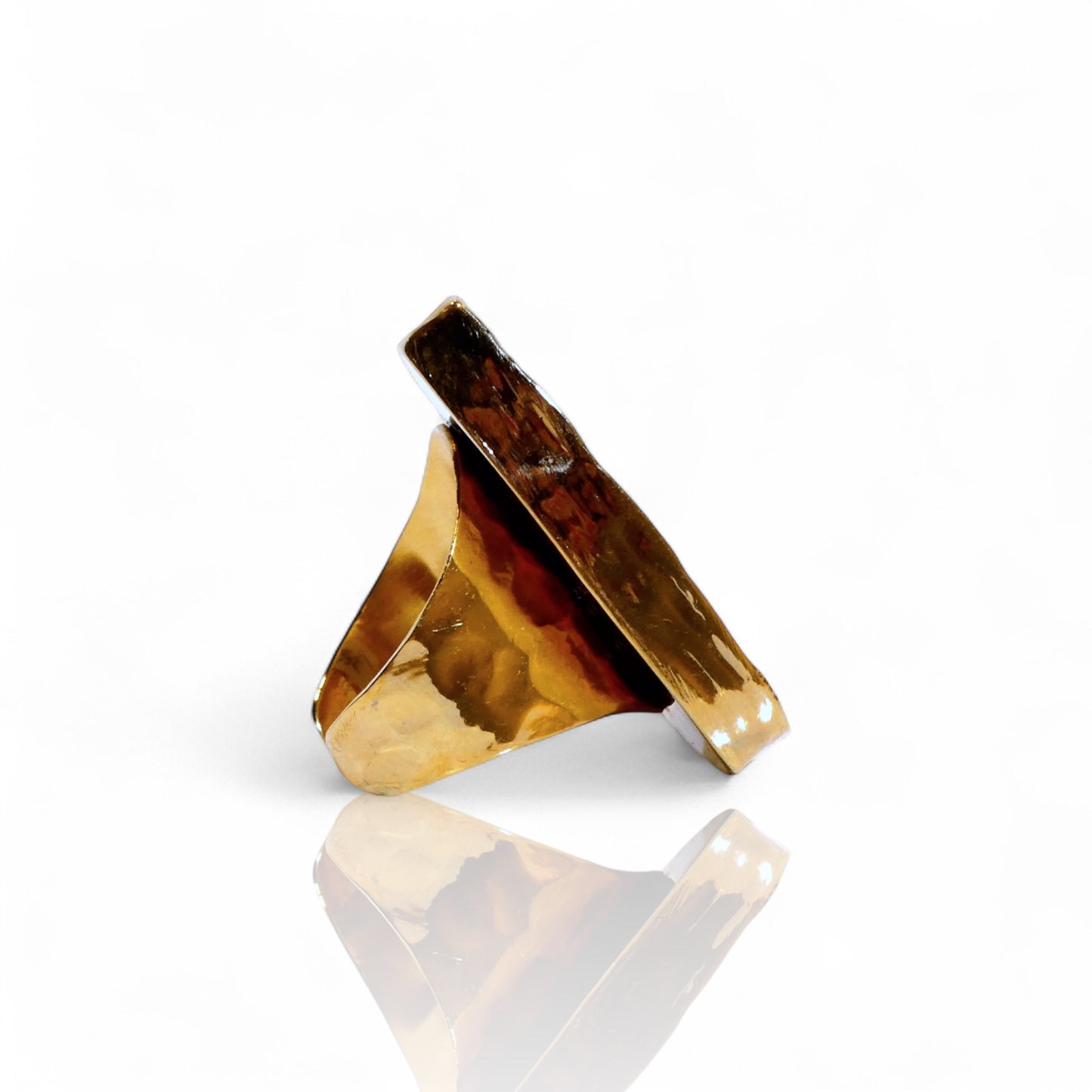 Angled Chrysocolla Ring