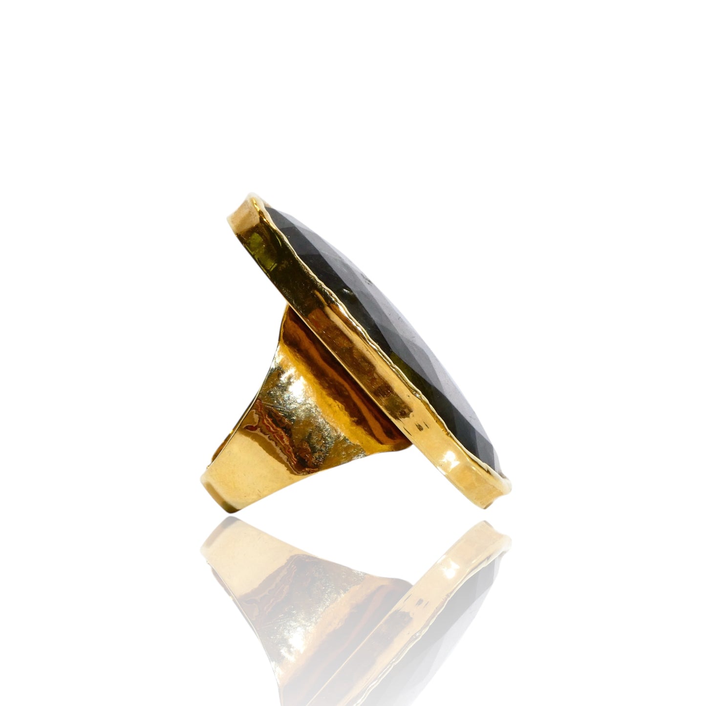 Oval Labradorite Ring