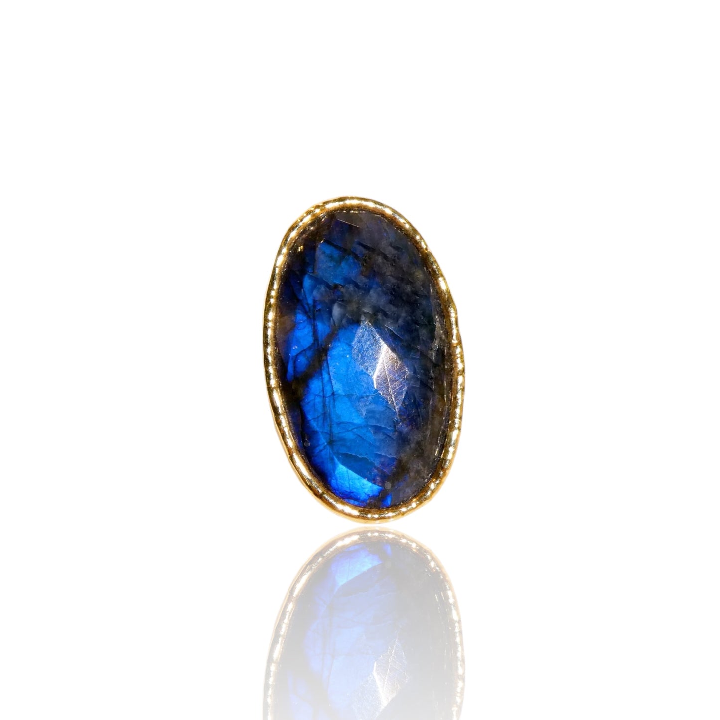 Oval Labradorite Ring