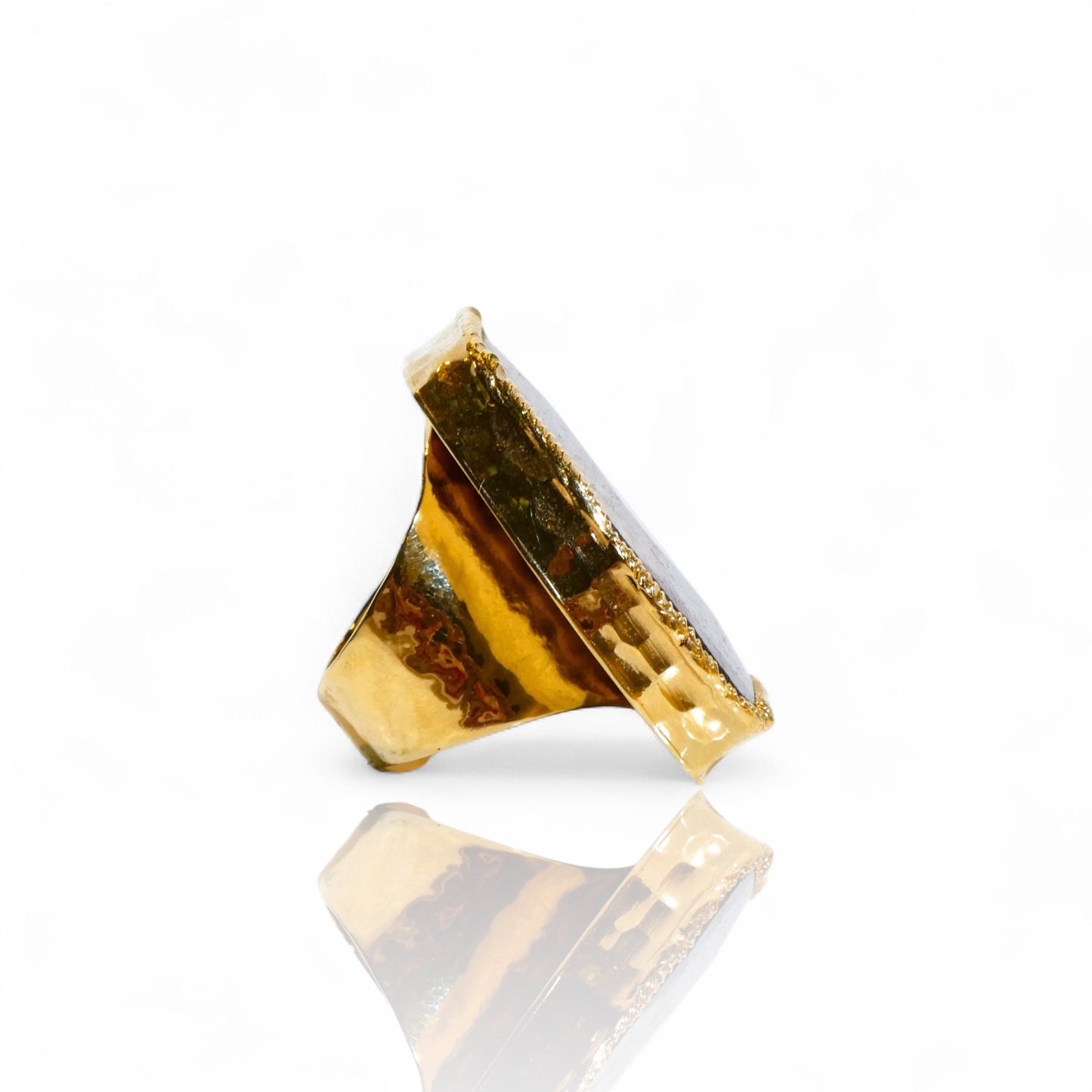 Square Labradorite Ring
