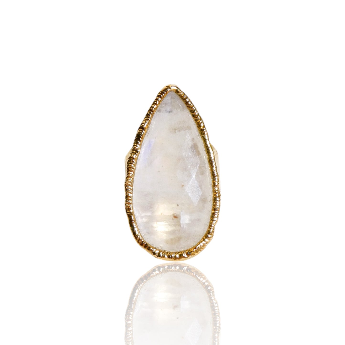 Teardrop Moonstone Ring