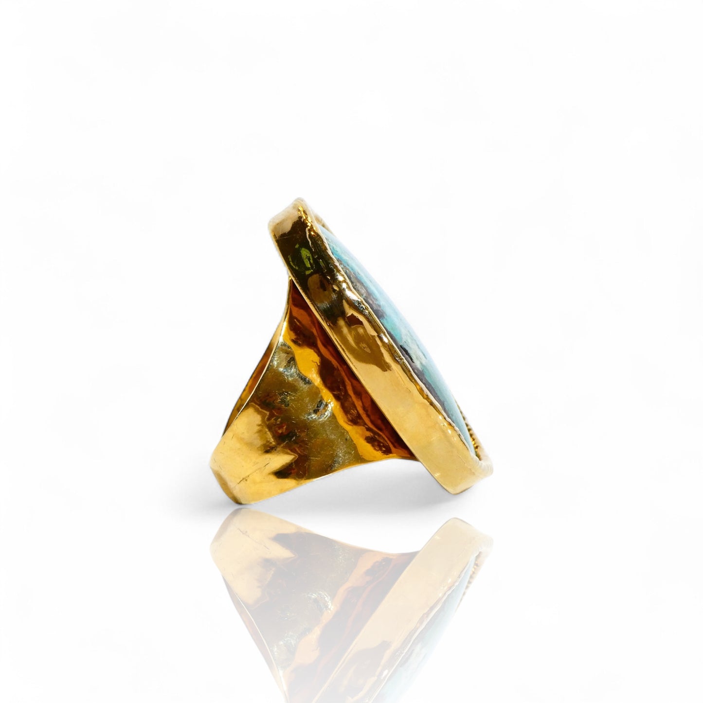 Blue Green Chrysocolla Ring