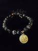 On Sale - Gray Black Onyx Love Bracelet