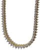 Pear Shape Tennis Necklace in Gold-Fill