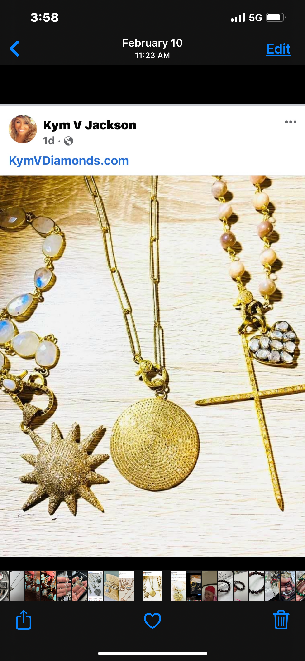 Vermeil gold chains
