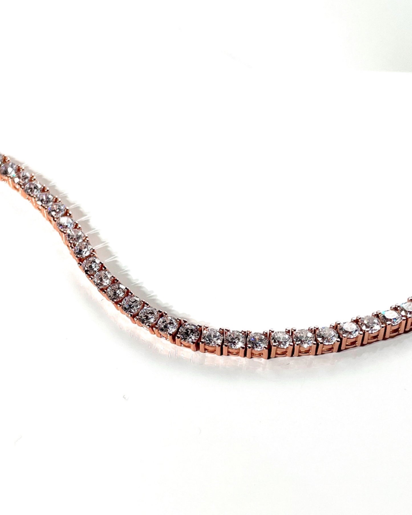 Sterling Silver Tennis Necklaces