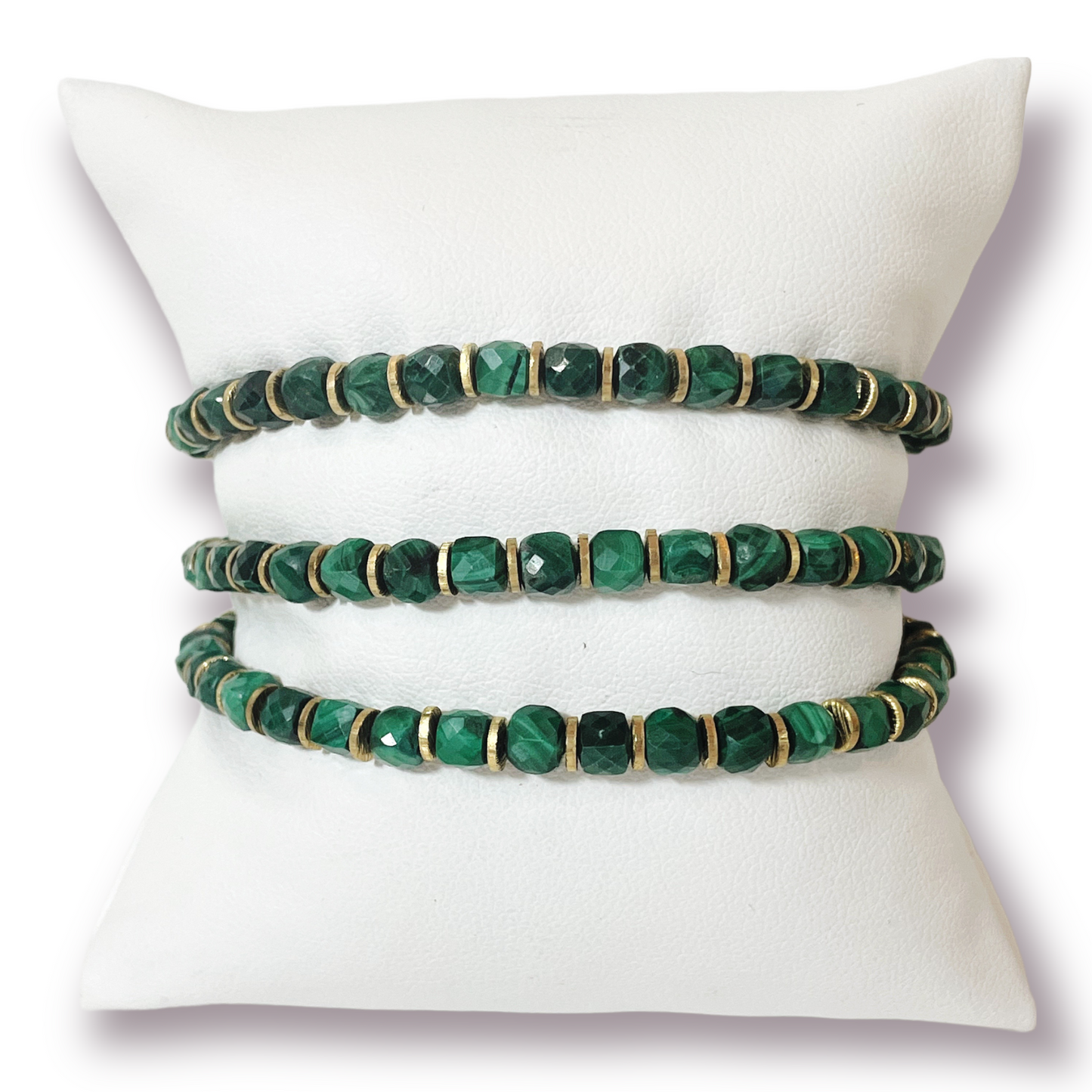 One Malachite Natural Gemstone Bracelet