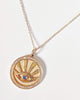 14K Gold Protective Eye Necklace