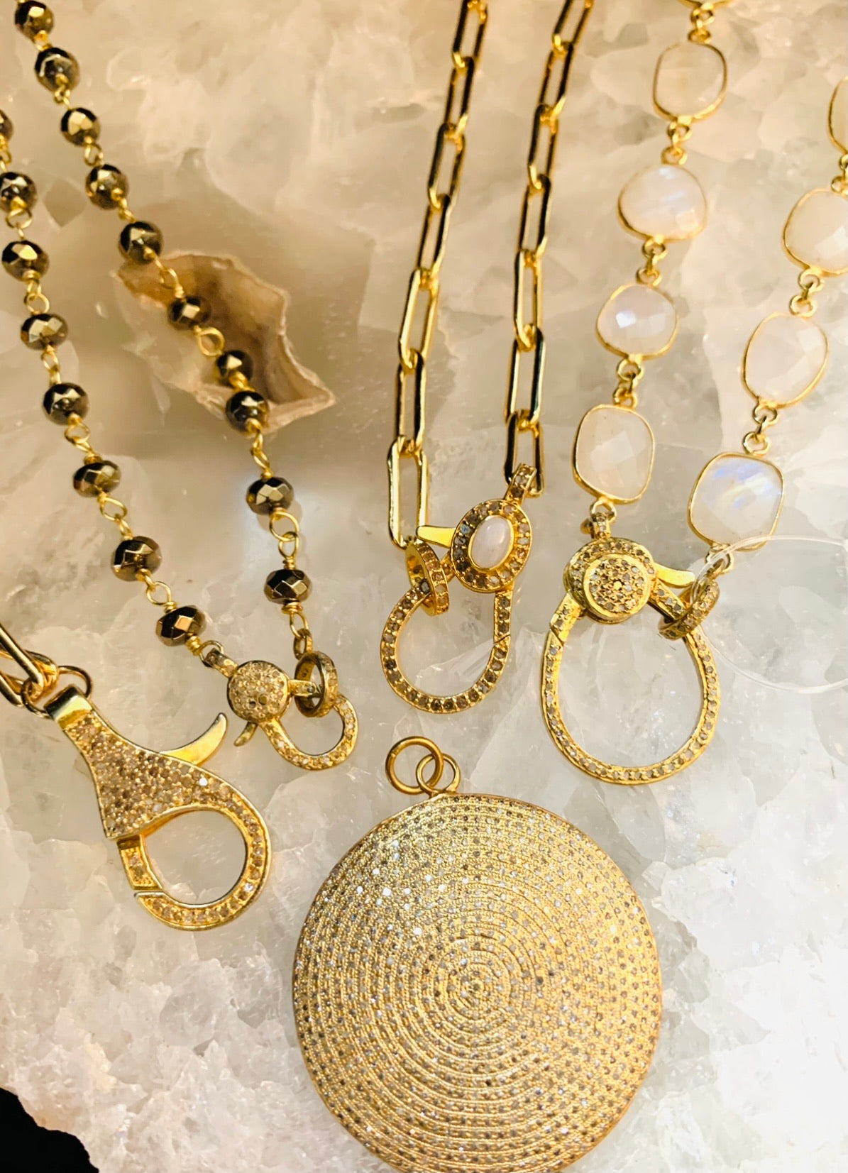 Vermeil gold chains