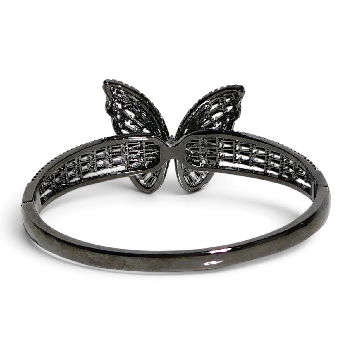 Crystal Butterfly Cuff Bracelet