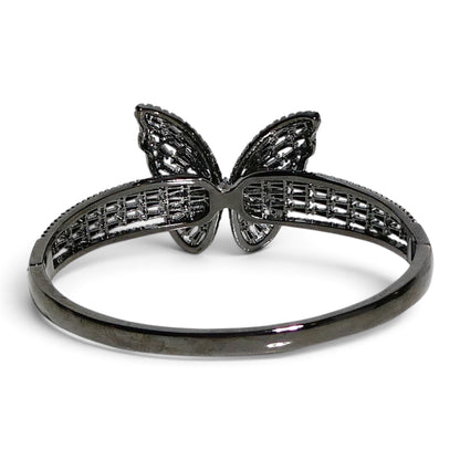 Crystal Butterfly Cuff Bracelet