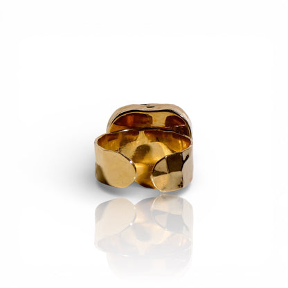 Pink Botswana Agate Heart Ring