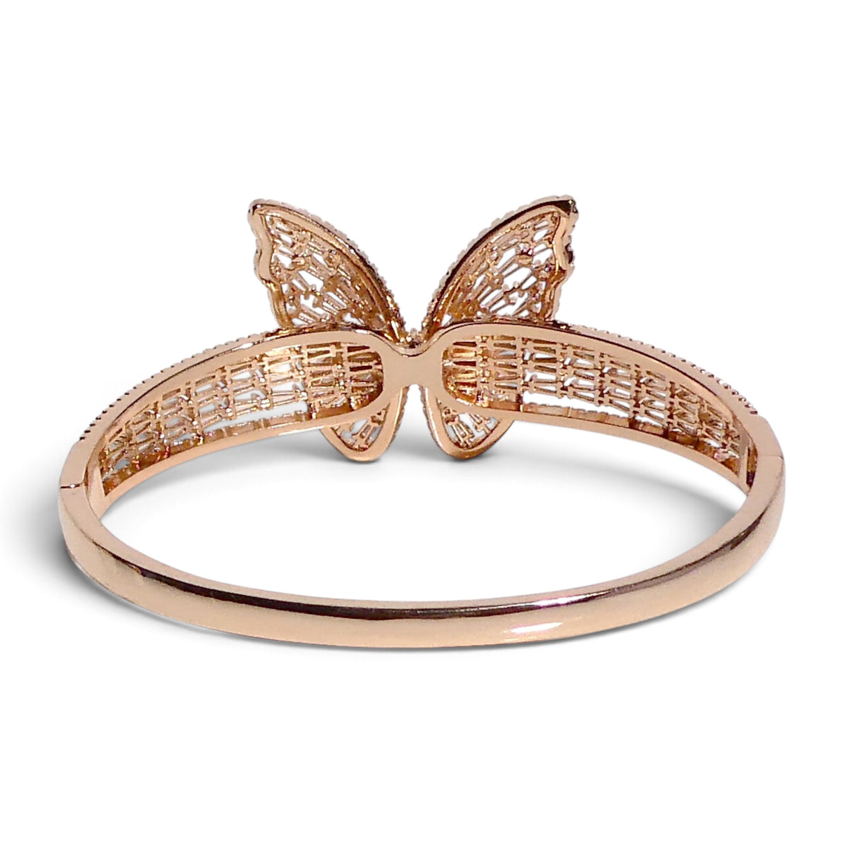 Crystal Butterfly Cuff Bracelet