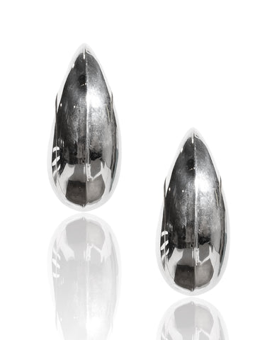 NEW Large Sterling Silver Teardrop Earrings