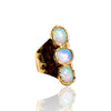 NEW Three Stone Opal Ring