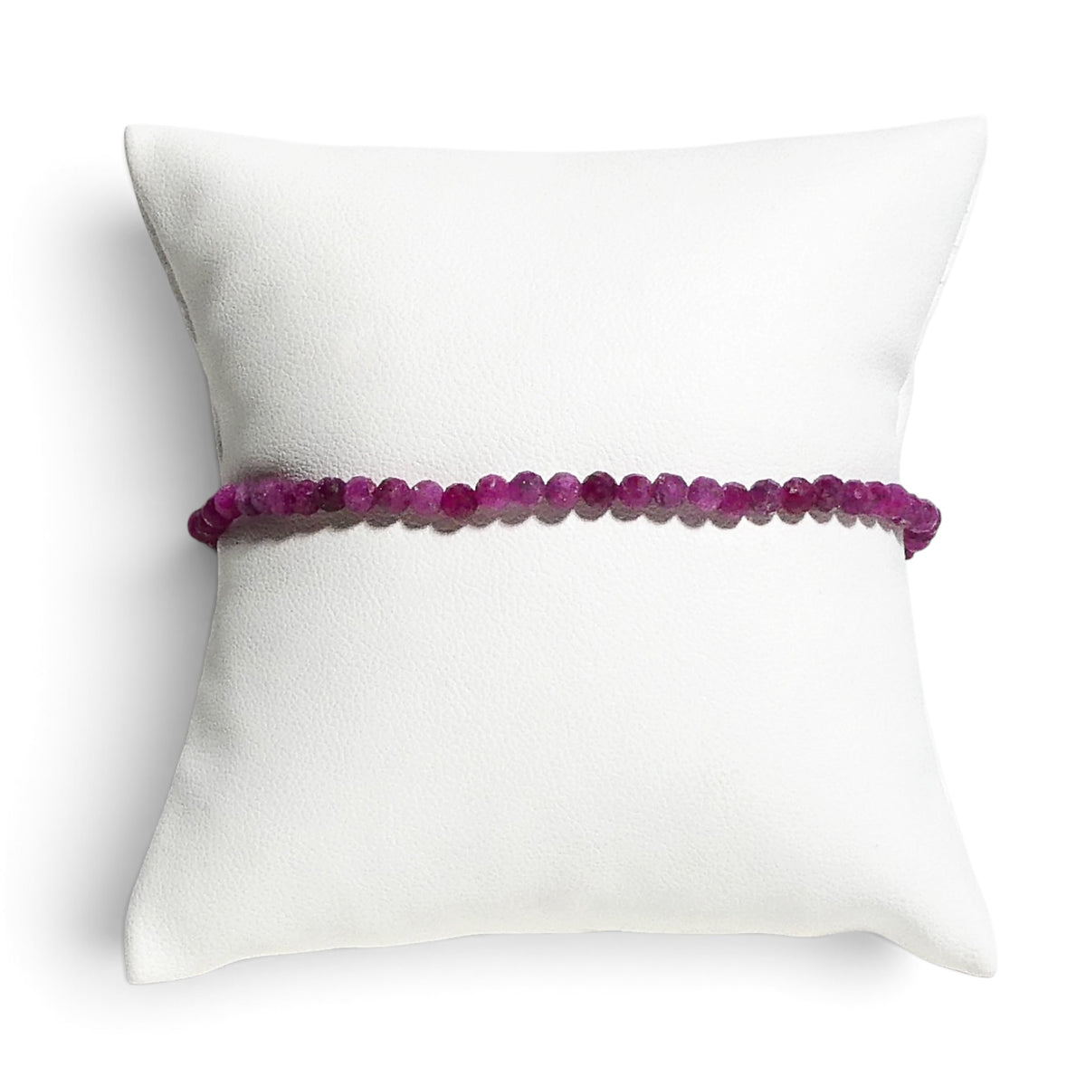 Dainty Faceted Gemstone Stacking Bracelet