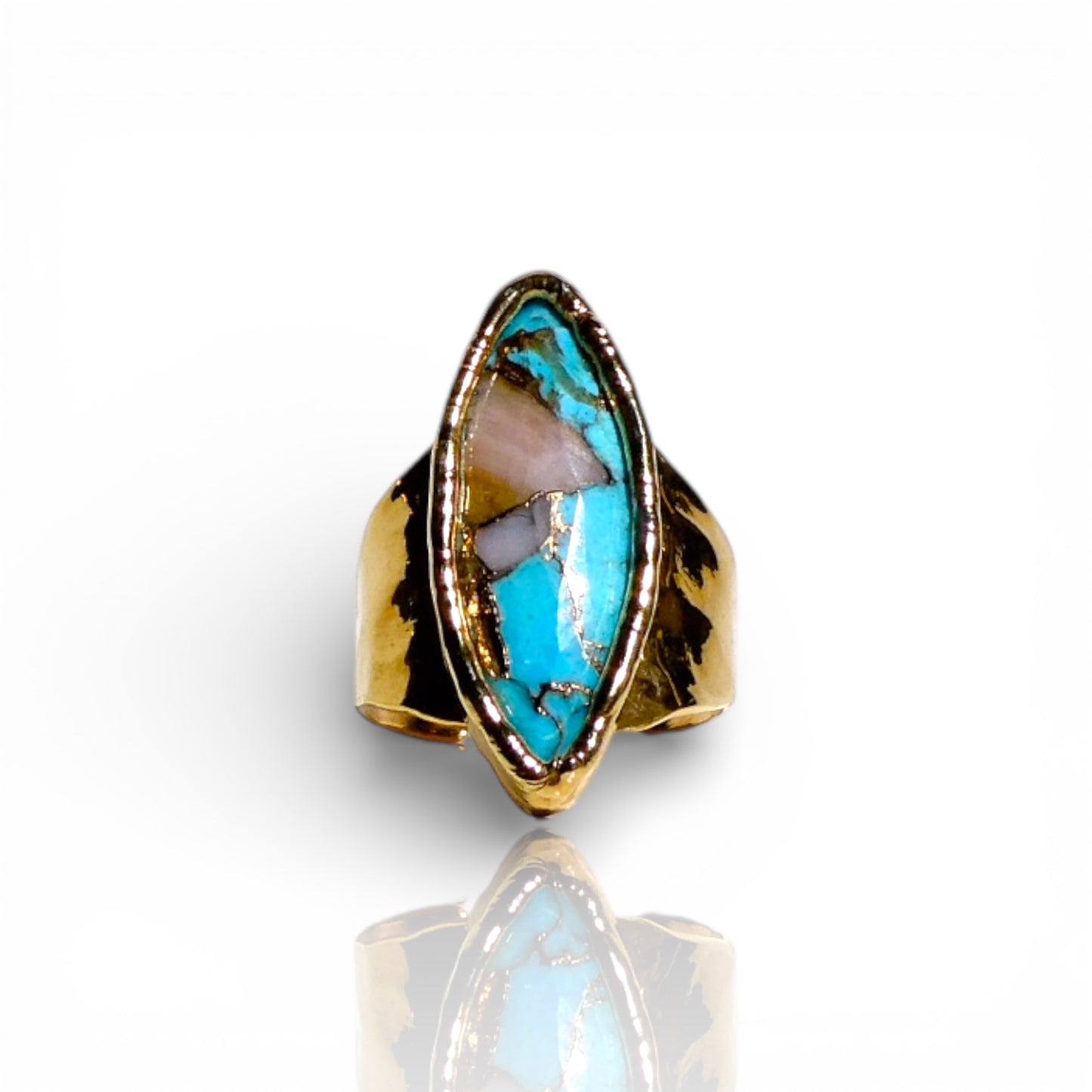 Mojave Turquoise Marquise Ring