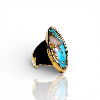 Mojave Turquoise Marquise Ring