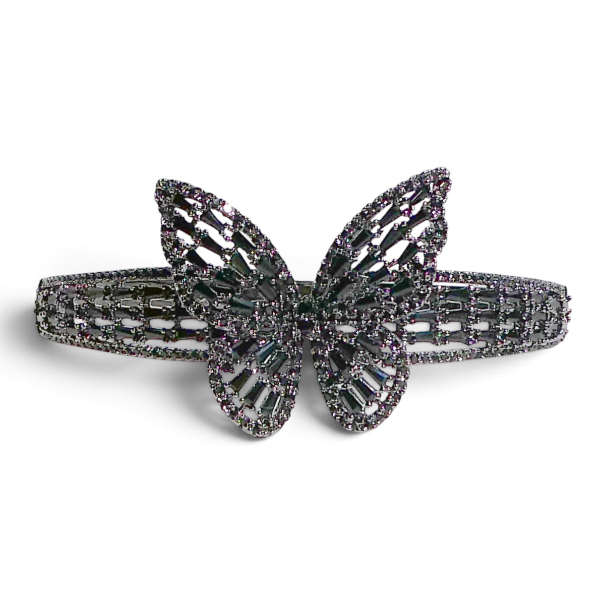 Crystal Butterfly Cuff Bracelet
