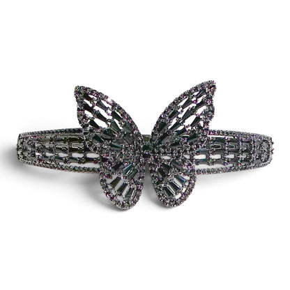 Crystal Butterfly Cuff Bracelet