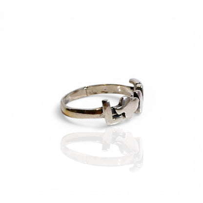 Texas State Love Ring in Sterling Silver