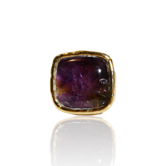 Square Amethyst Ring