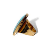 Rectangular Turquoise Adjustable Ring