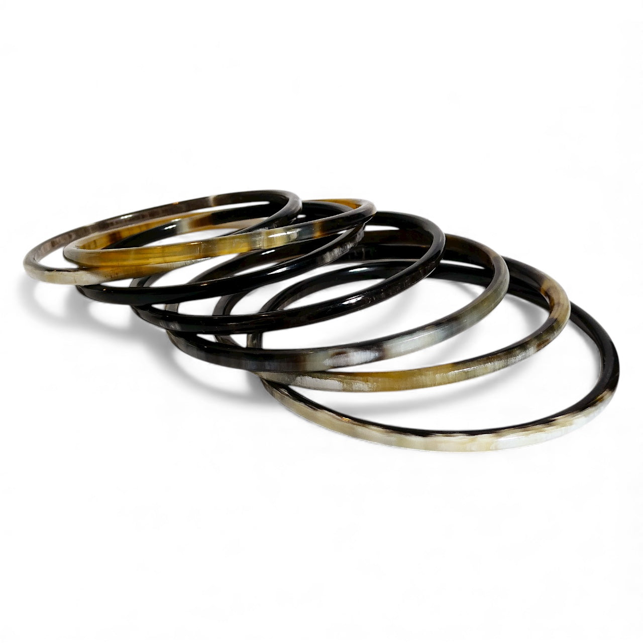 Skinny Horn Bangle Bracelet
