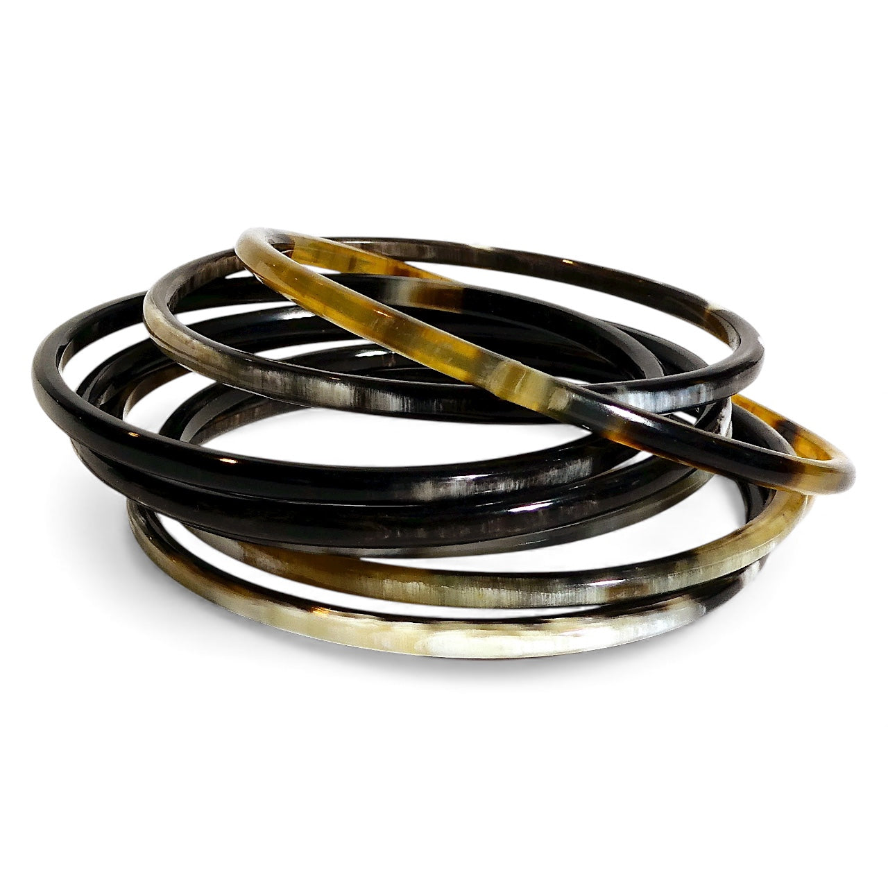 Skinny Horn Bangle Bracelet