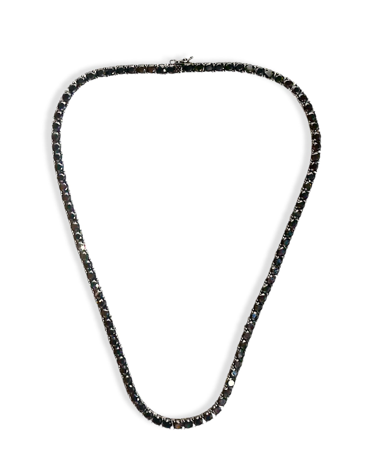 Onyx 16” 4mm Tennis Necklace