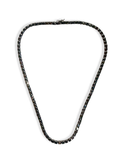 Onyx 16” 4mm Tennis Necklace