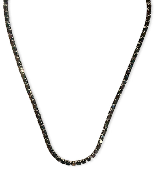 Onyx 16” 4mm Tennis Necklace