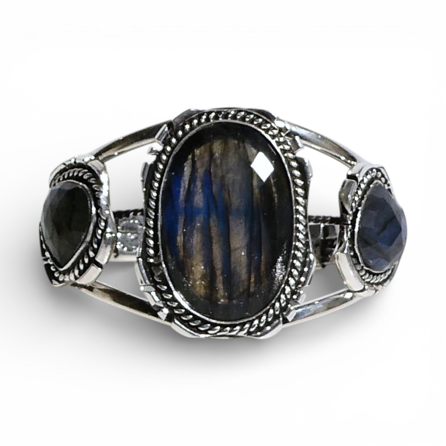 Labradorite Sterling Silver Cuff Bracelet