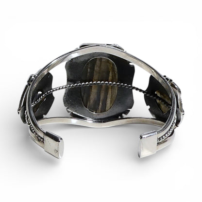 Labradorite Sterling Silver Cuff Bracelet
