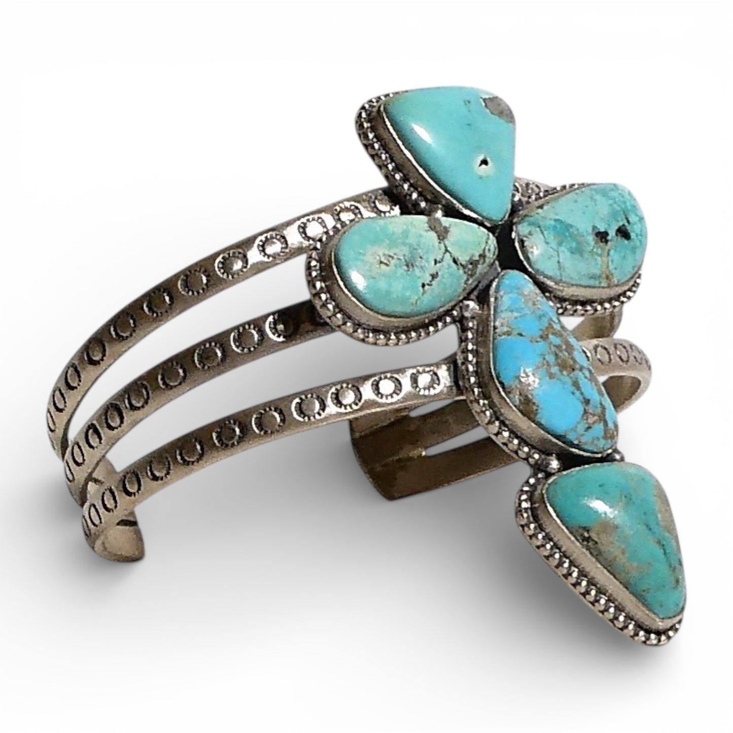 Royston Turquoise Cross Cuff Bracelet