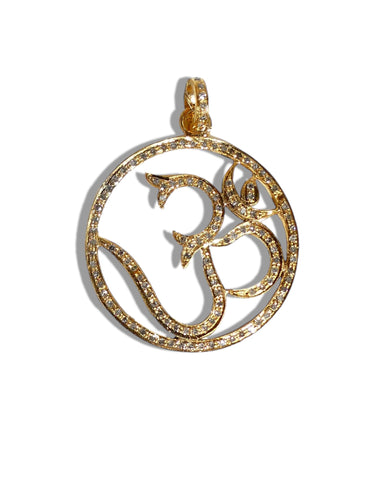 Diamond Sacred Ohm Pendant